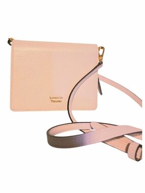 Samantha Thavasa Blush Pink Leather Crossbody